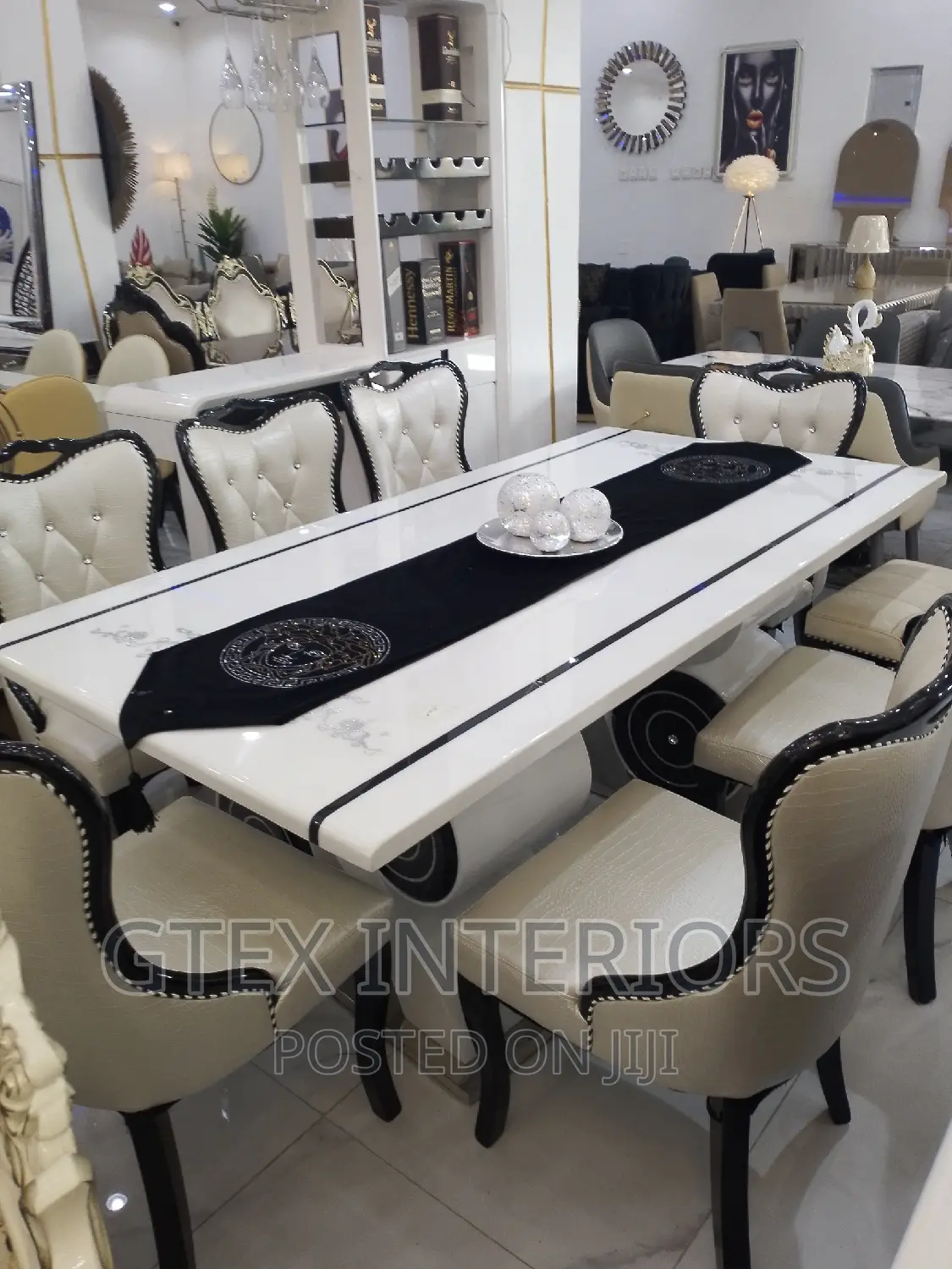 Marble Dinning Table by 8 Seaters