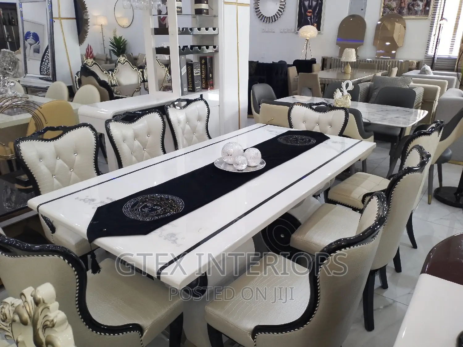 Marble Dinning Table by 8 Seaters
