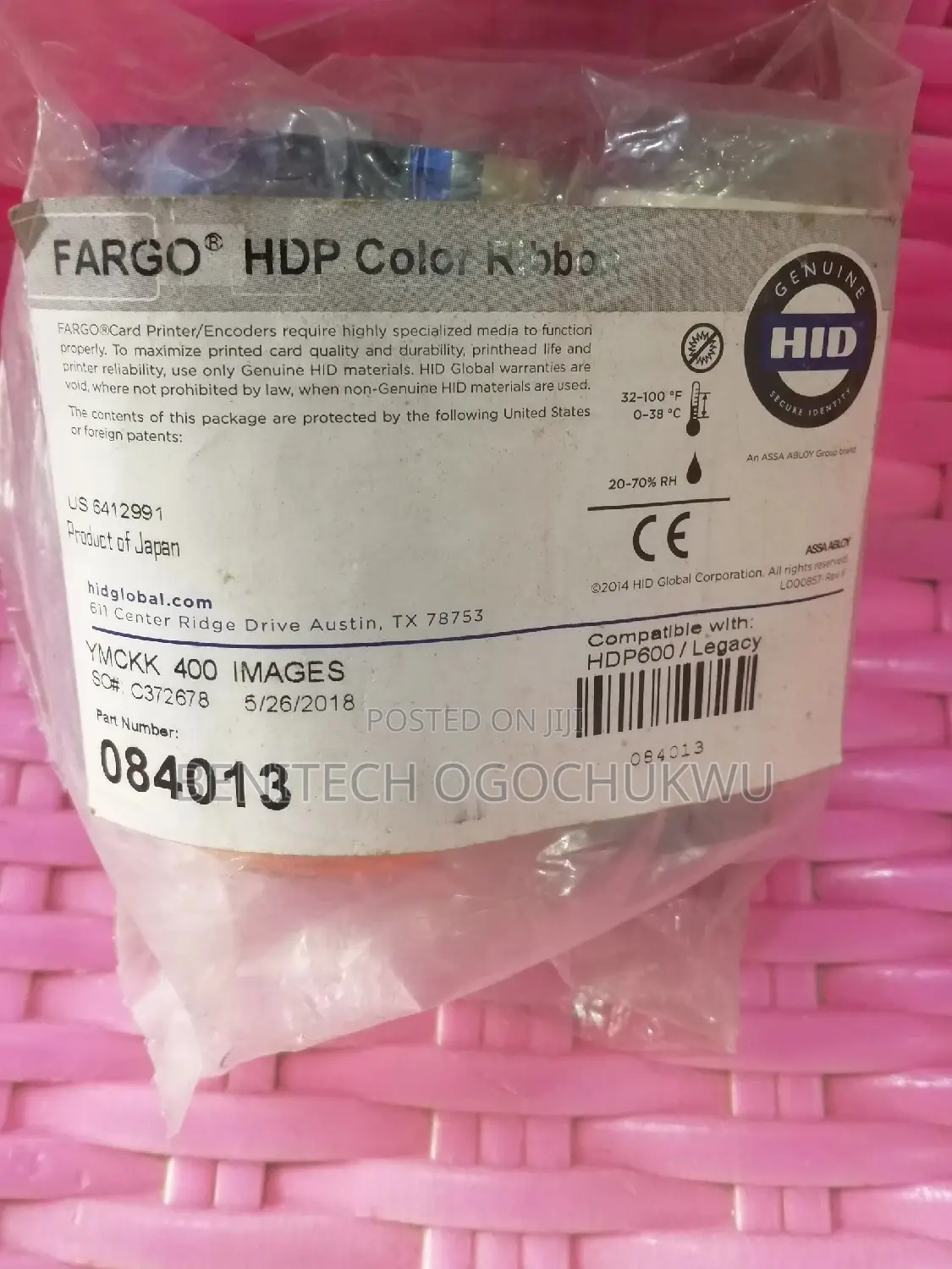 Fargo HDP 600 for YMCKK 400 Image