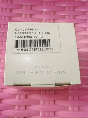 Zebra Black Ribbon 200 Print