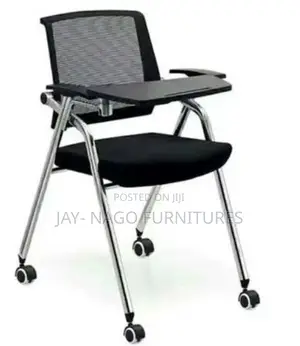 Executive Folding Cushions Mesh Chair With Roller