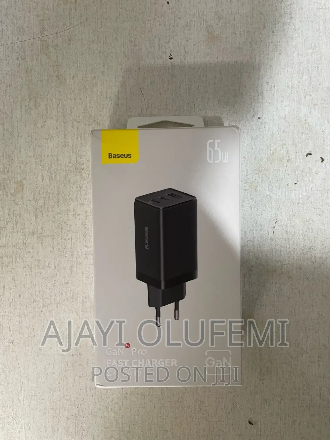 Baseus 65w Gan Pro Fast Charger
