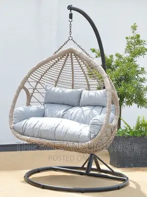 Double Seater Cane Swing Chair