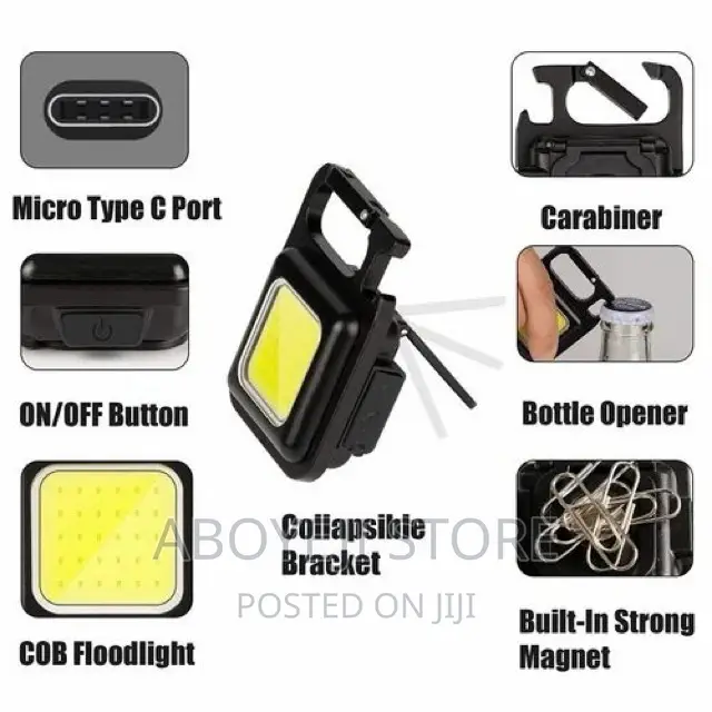 Key Chain Light ( Rechargeable ) 3modes Light