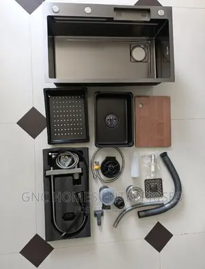 Kitchen Sink Black (With Many Features)