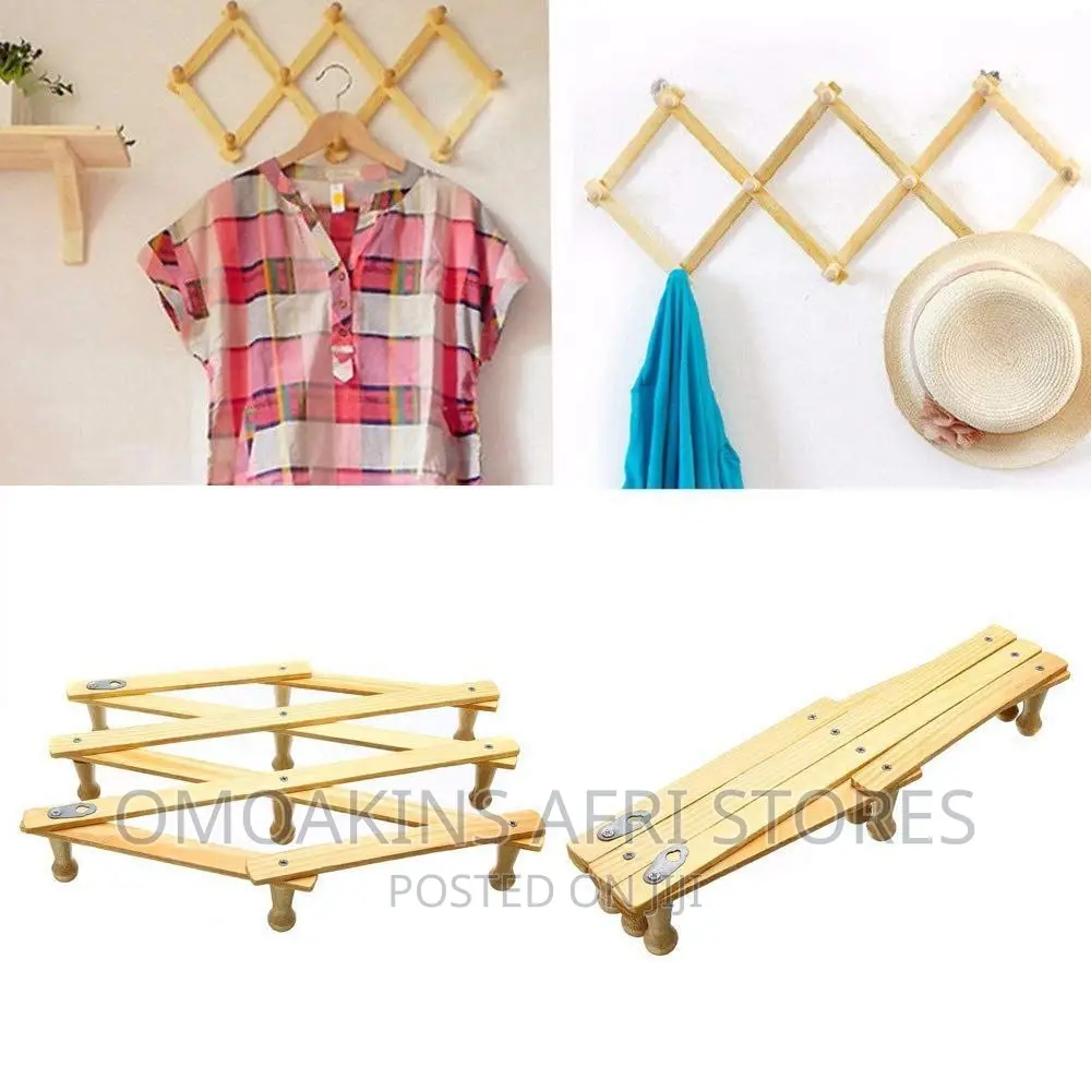Multi Purpose Wooden Bag Hanger