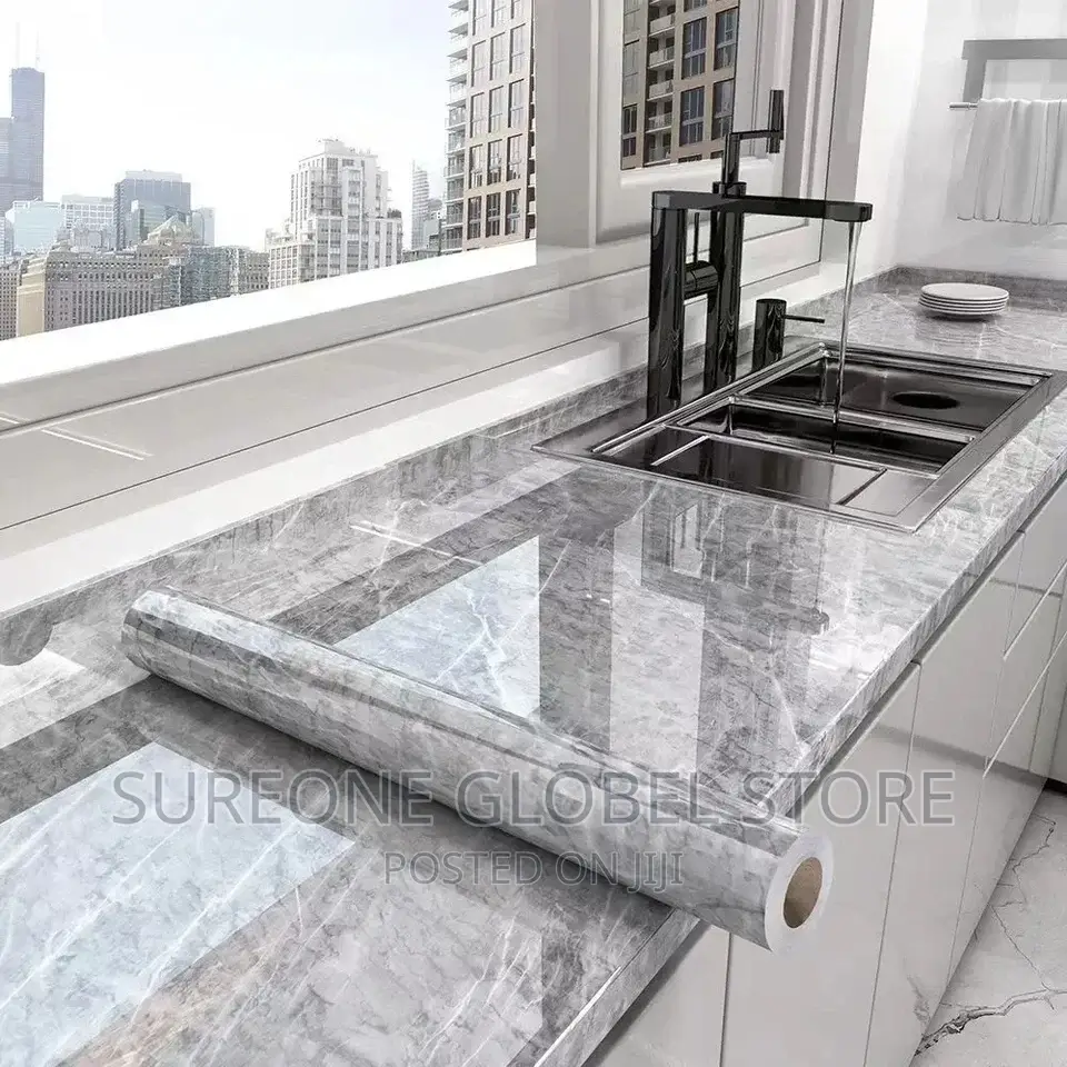 3D Marble Sticker Wallpaper