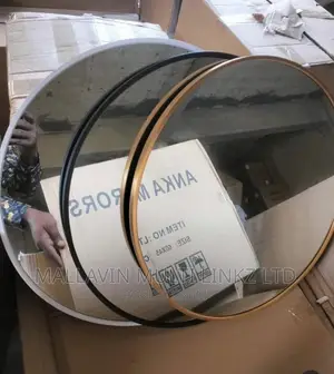 Gold Round Mirrors