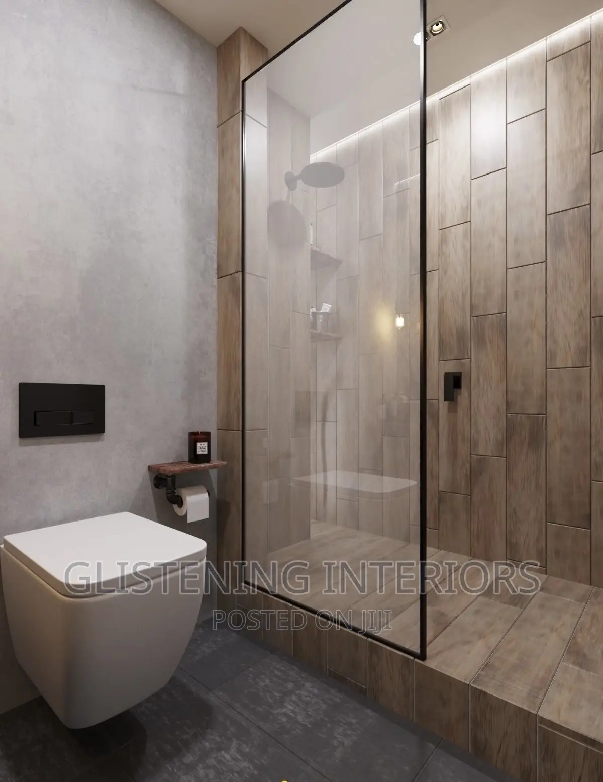 Shower Cubicle 10mm Tempered Glass Design