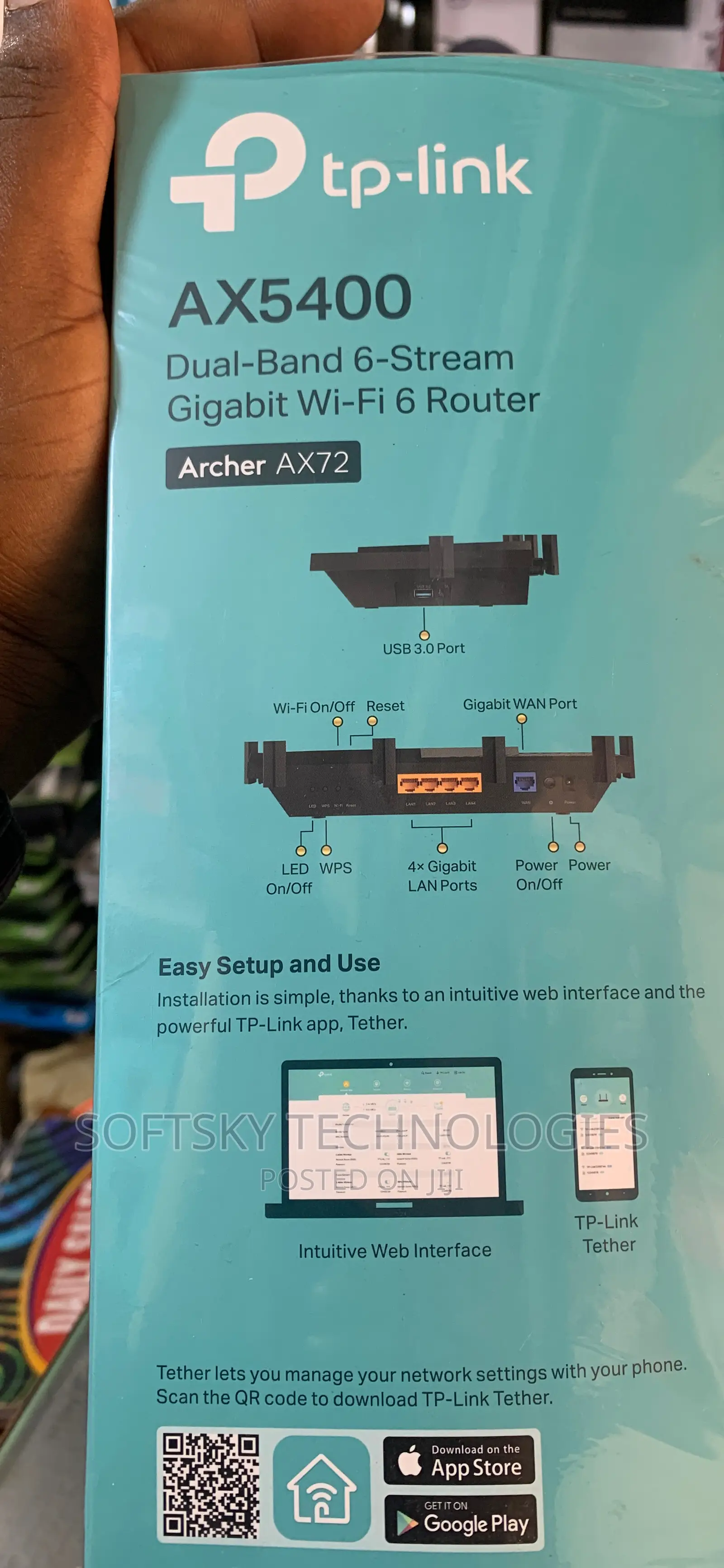 Tp-Link Archer Ax72 Dual Band Gigabit Router