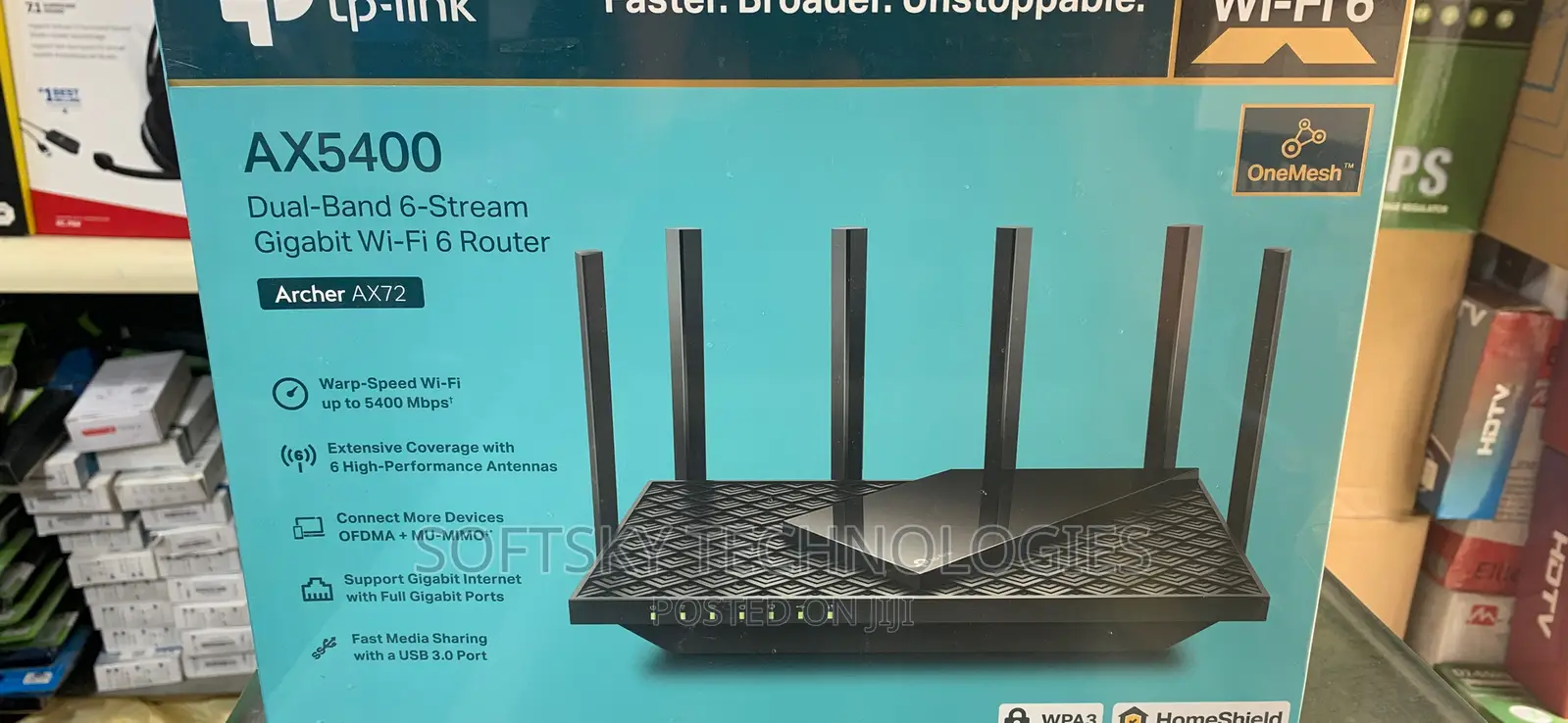 Tp-Link Archer Ax72 Dual Band Gigabit Router