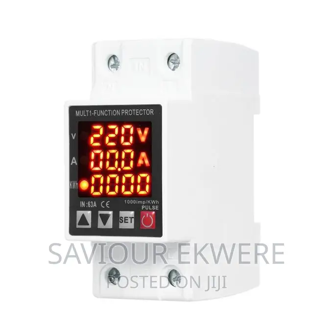 3 IN 1 V+A Protector With KWH