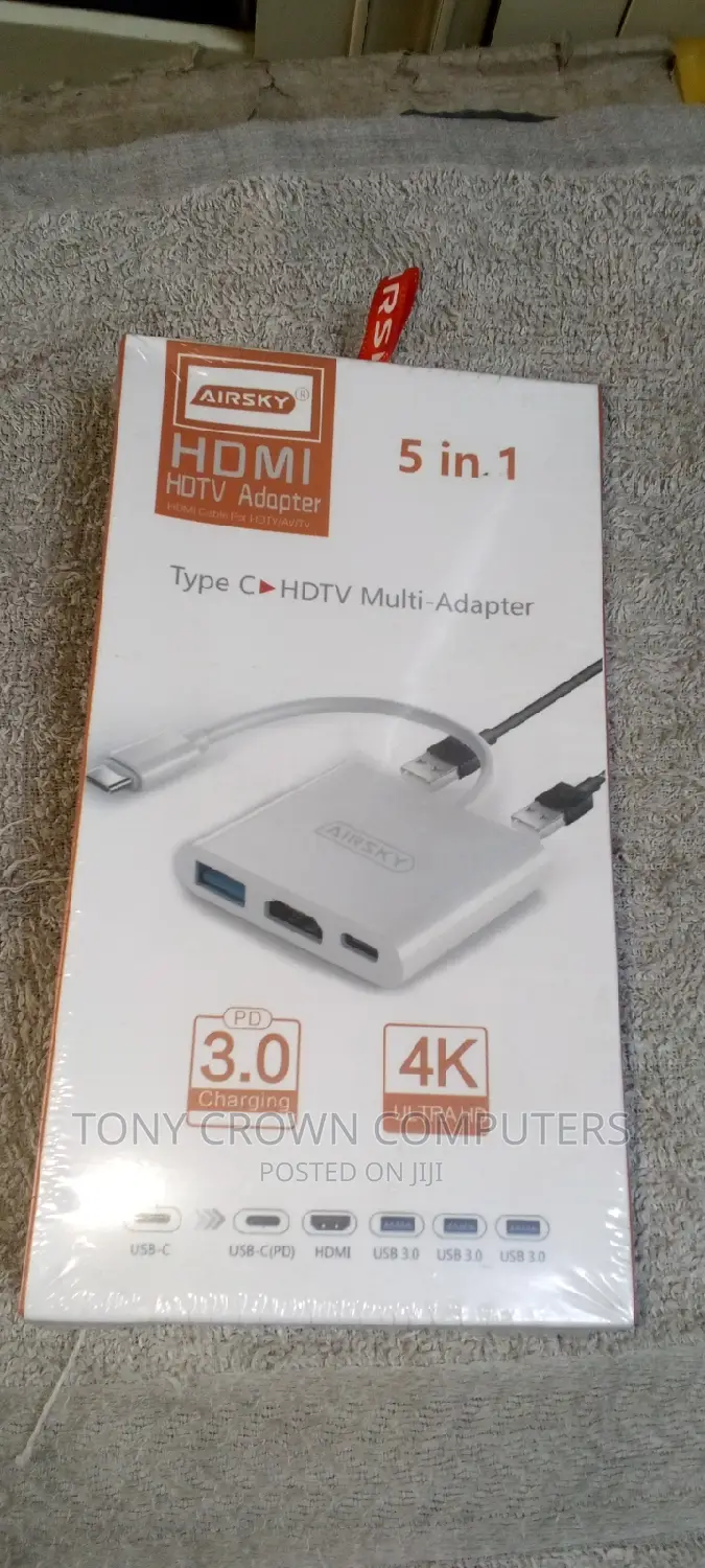 5 in One Hdmi to Type C Hub