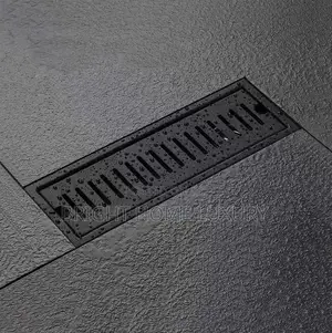 30cm Black Stainless Steel Bathroom Shower Floor Drain