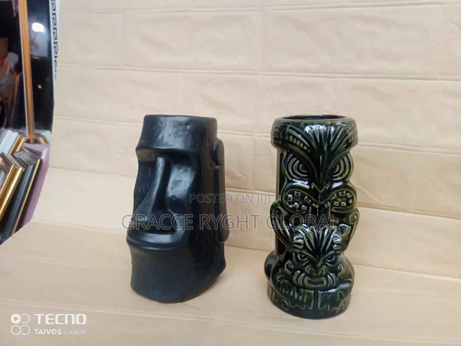 Ceramic Tiki Mug