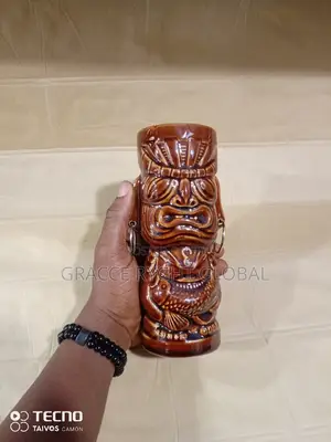 Ceramic Tiki Mug