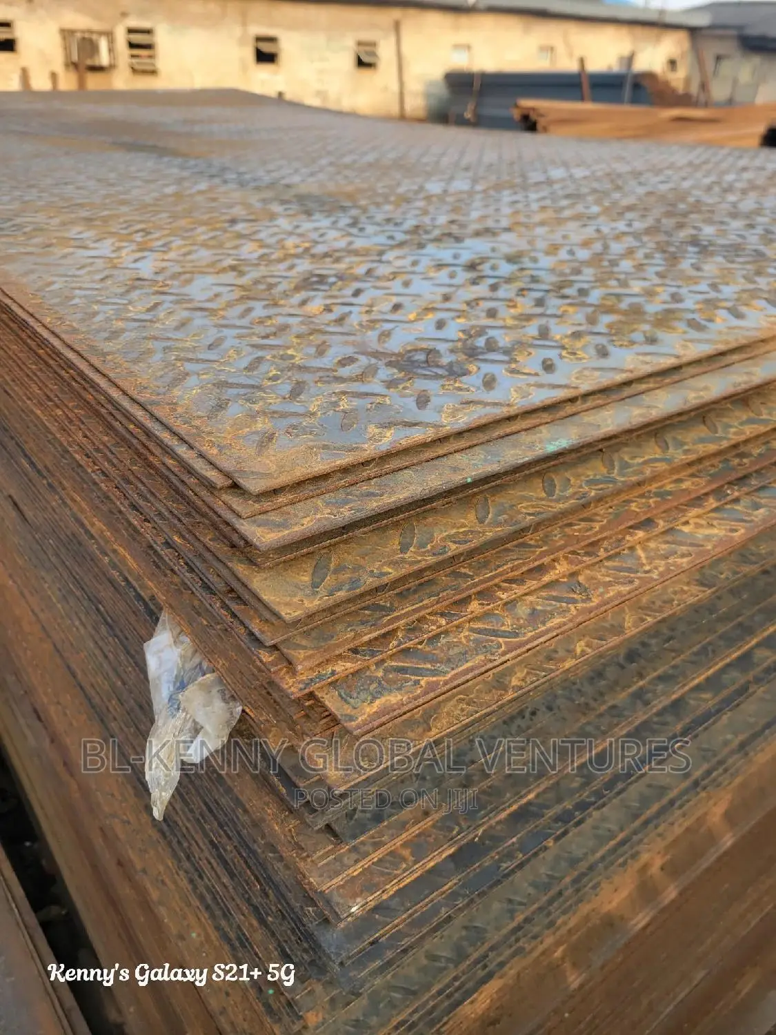 4ft by 8ft by 1.5mm Checkered Plate