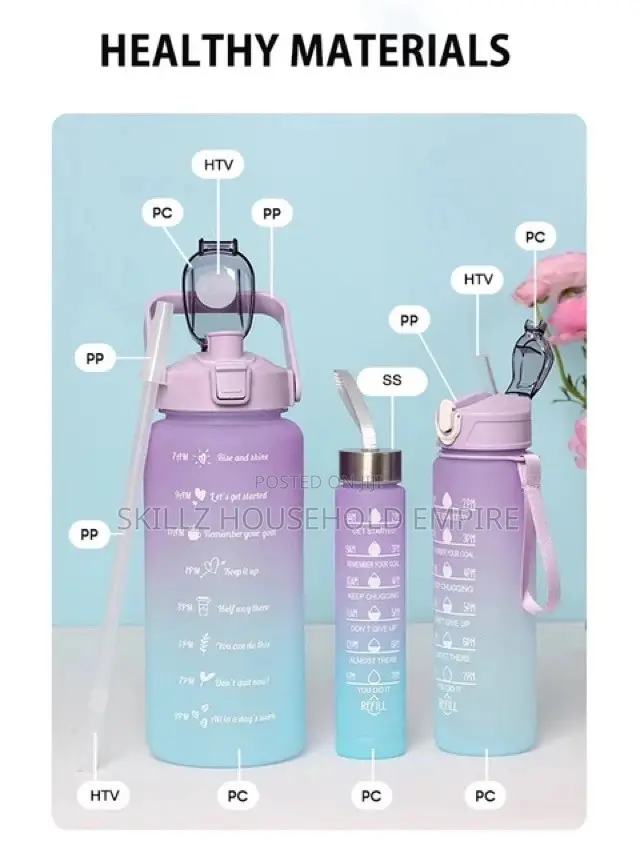 3pcs Water Bottle