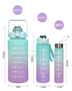 3pcs Water Bottle