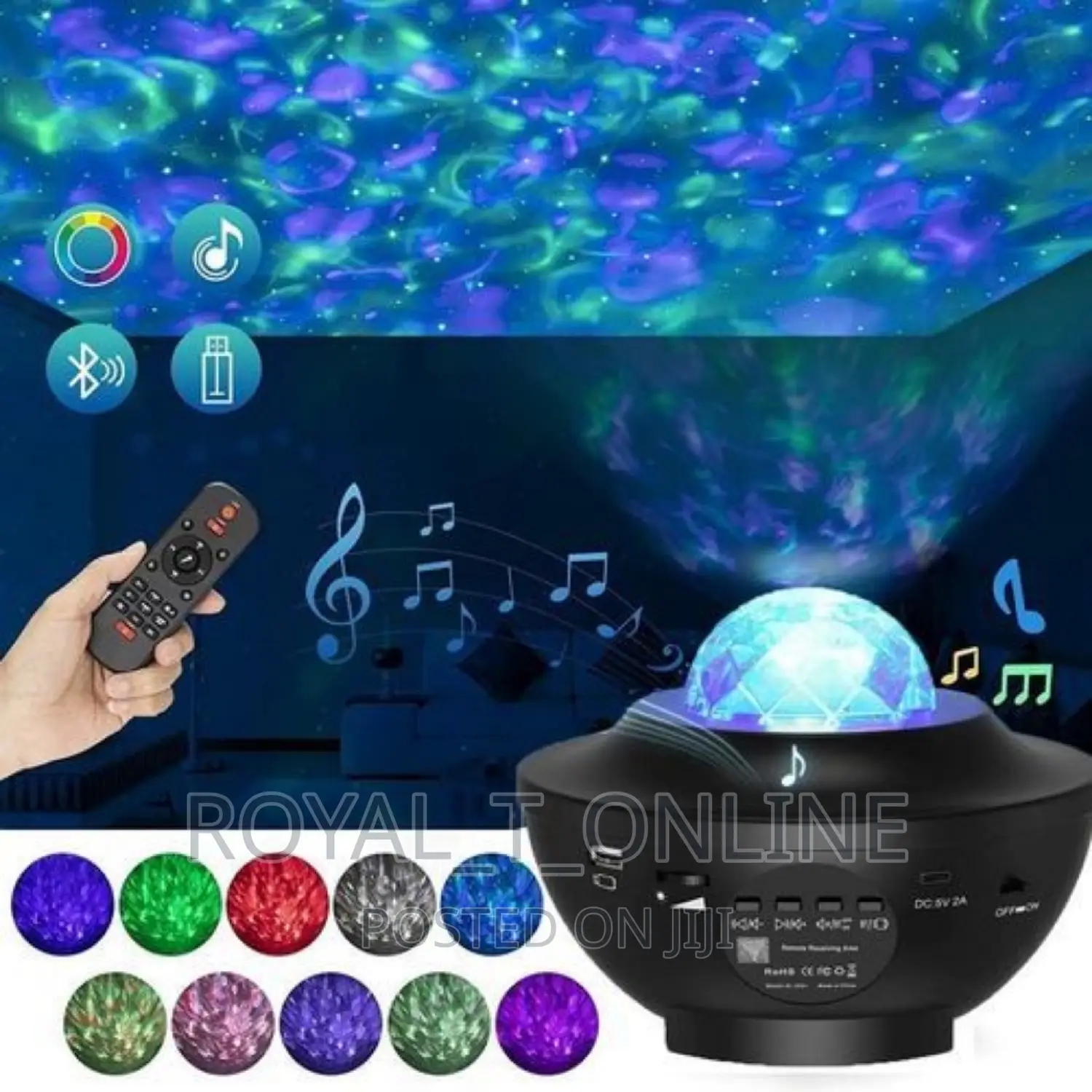 Starry Light Projector With Bluetooth Speaker in Abuja.