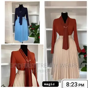 New in Luxury Coperate Skirt N Top