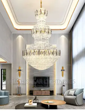 Duplex Villa Floor Luxury Christal Chandelier Light 1200mm