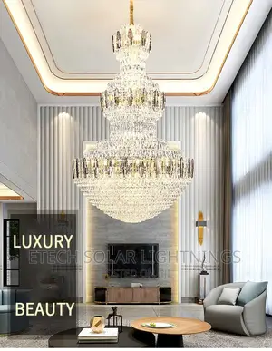 Duplex Villa Floor Luxury Christal Chandelier Light 1200mm