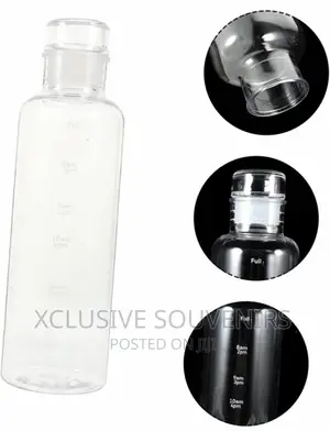 500ml Transparent Plastic Clear Water Bottle With Time Scale