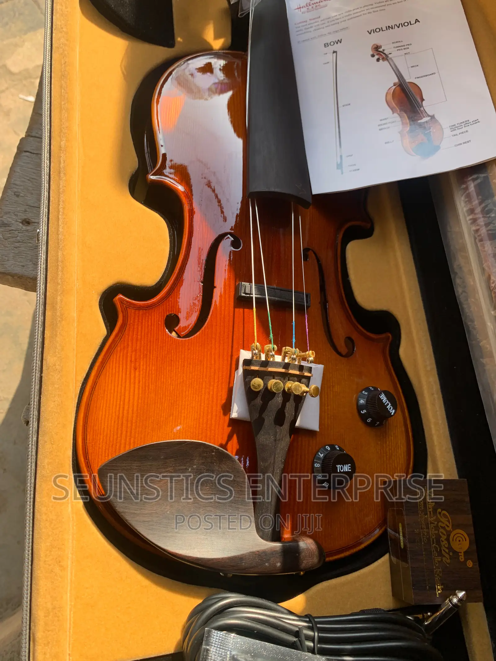 Quality Hallmark Cardinal Concert Electro Acoustic Violin