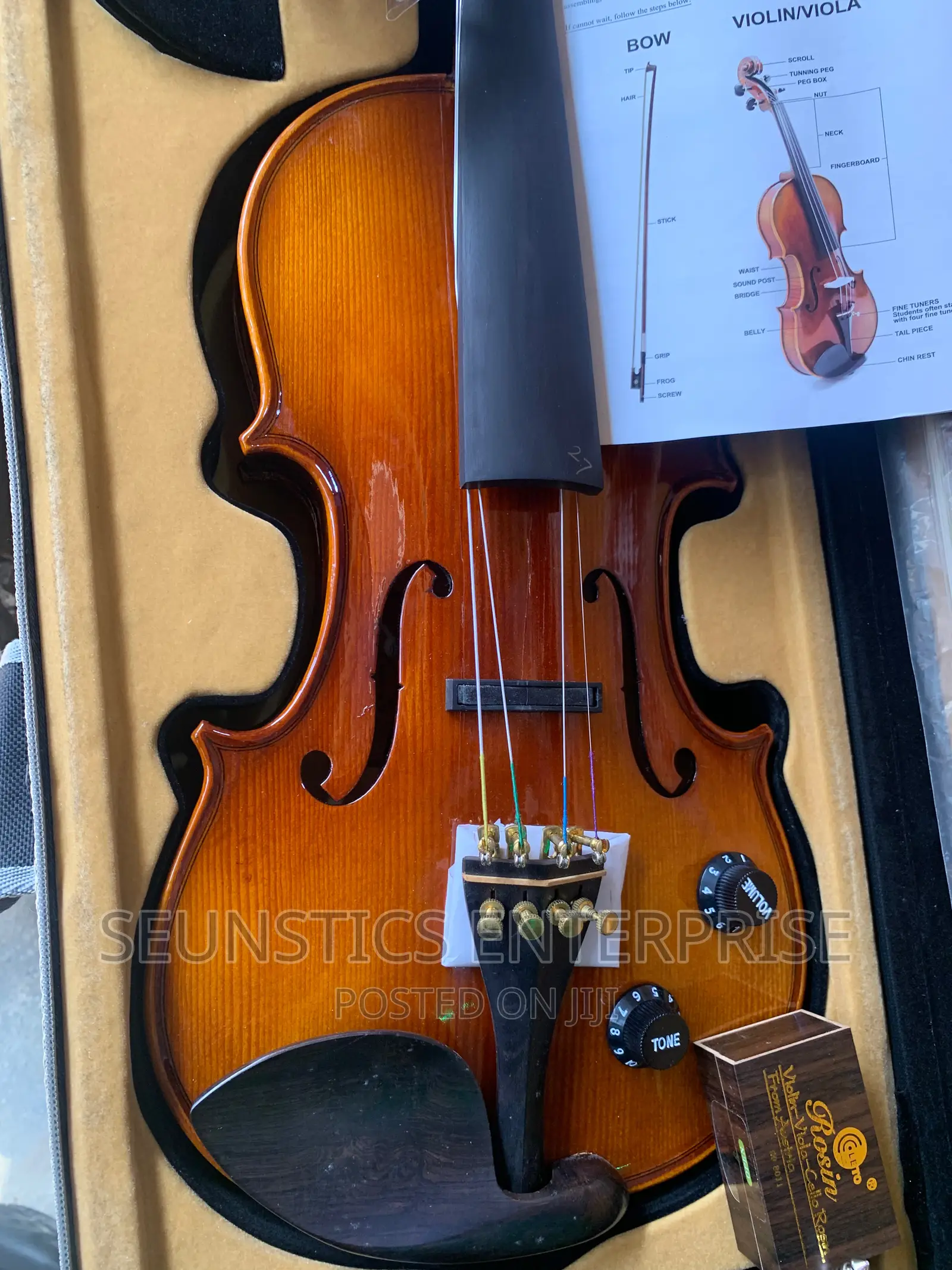 Quality Hallmark Cardinal Concert Electro Acoustic Violin