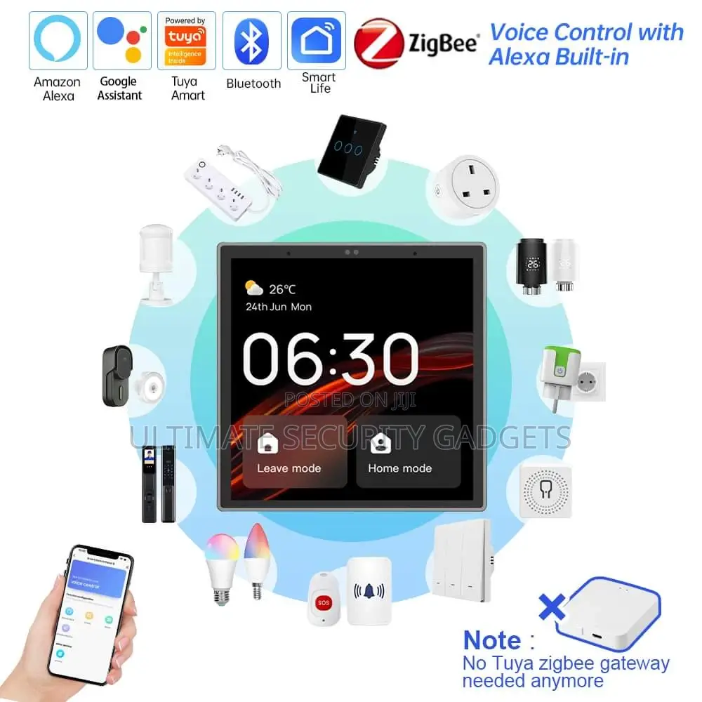 Wi-Fi Tuya Smart Control Panel With Inbuilt Alexa