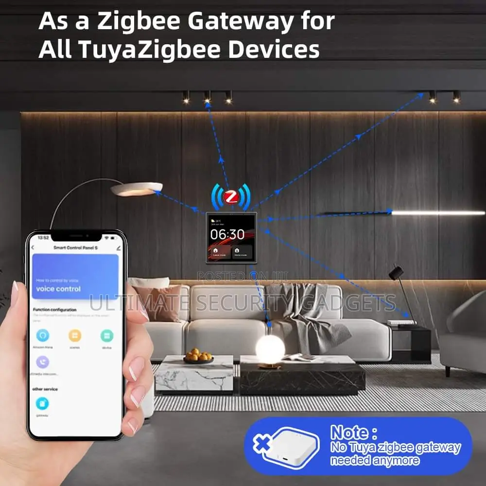 Wi-Fi Tuya Smart Control Panel With Inbuilt Alexa