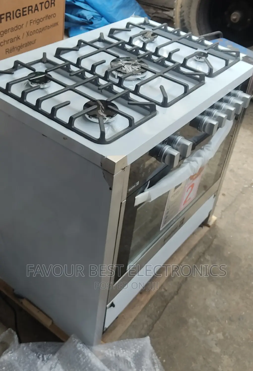 Semi Industrial Scanforst 5 Burners All Gas Full Automatic
