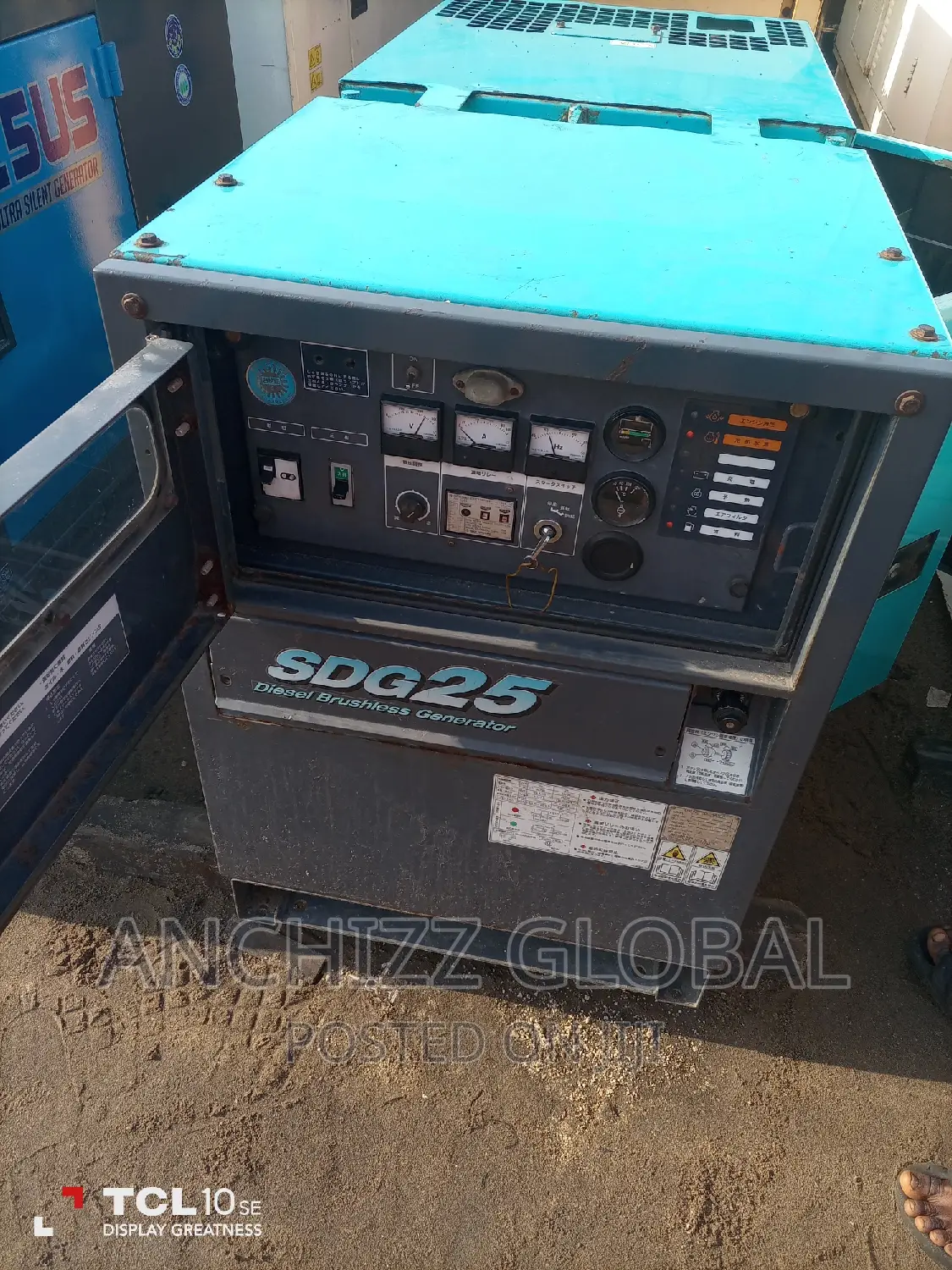 25kva Soundproof Denyo Diesel Generator