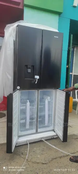 Hisense 432L Side by Side Fridge( 4 Doors) Water Dispenser
