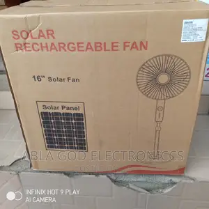 All Top Solar Rechargeable Fan 16 Inches