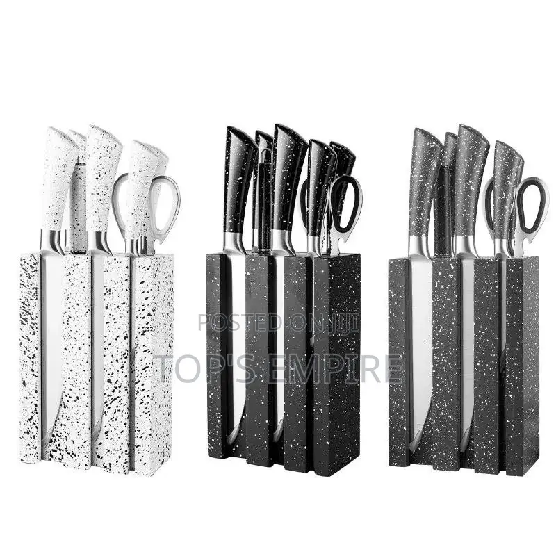 8pcs Quality Mable Kitchen Knife Set