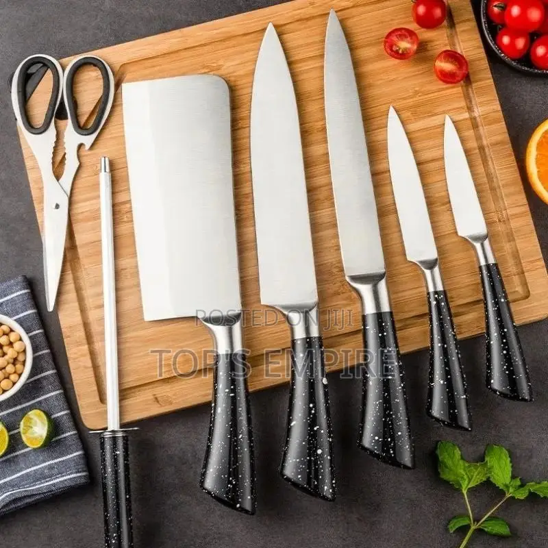 8pcs Quality Mable Kitchen Knife Set