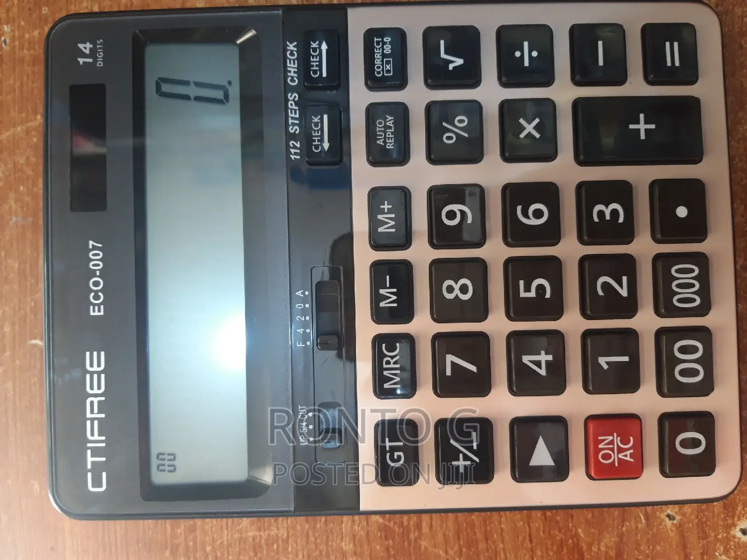 Table Calculator Eco-007 Ctifree