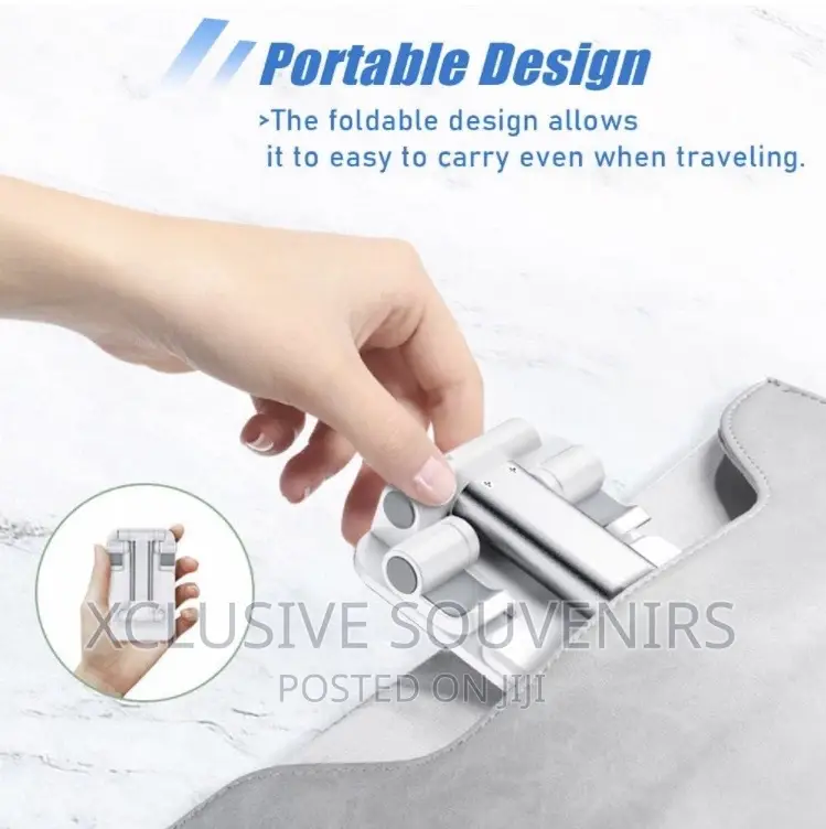 Height Adjustable Cell Phone Holder Fully Foldable