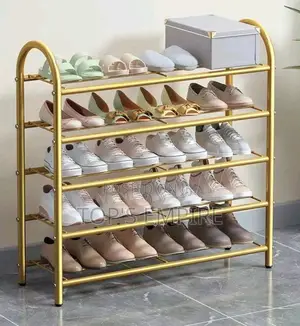 5 Layer Gold Shoe Rack