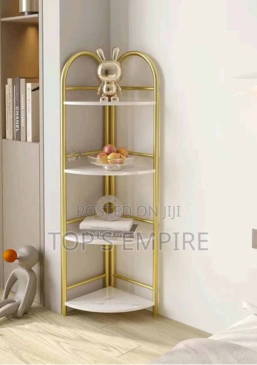 5layer Gold Corner Shelf