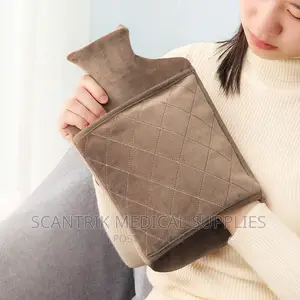 Hot Water Bottle With Knitted Cover Bag Soft