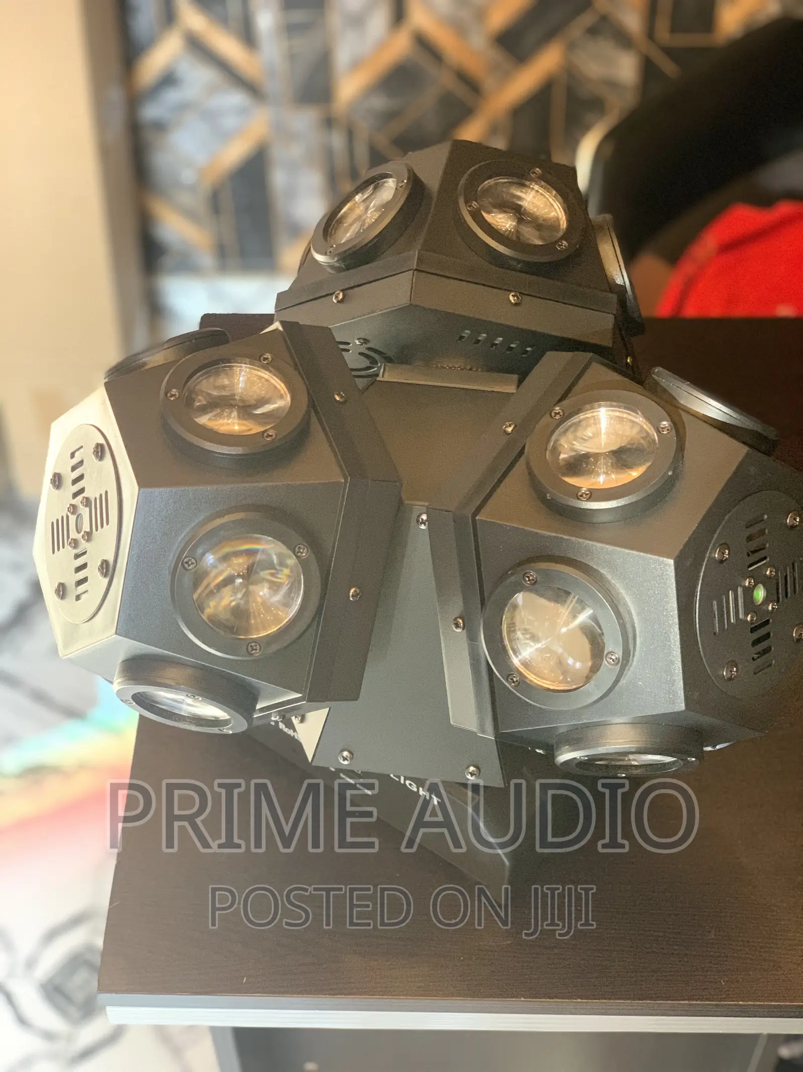 3 Moving Head 3watts by 18bulbs LED Mini Moving Light