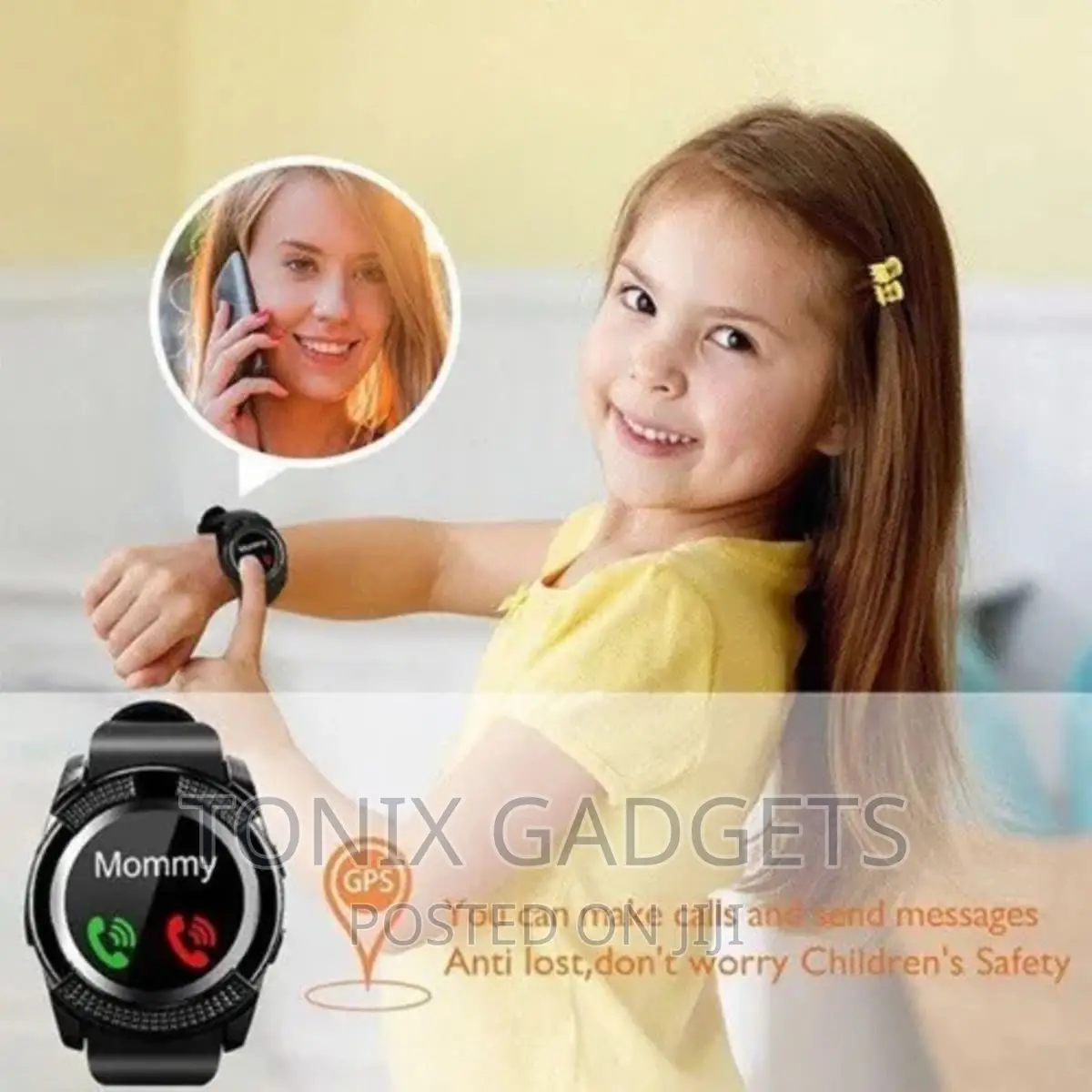 V8 Full Screen Smartwatch With Sim Card Slot