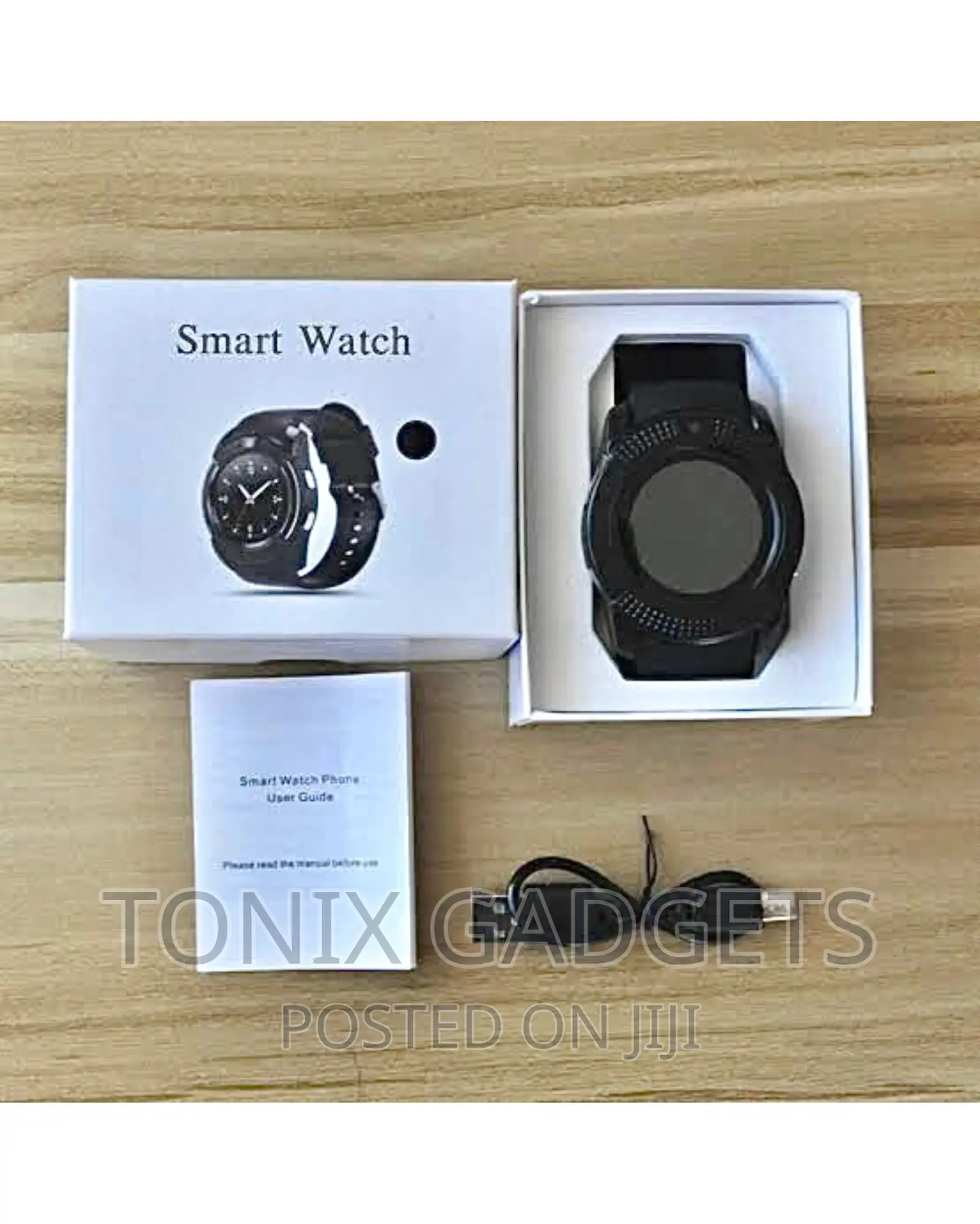 V8 Full Screen Smartwatch With Sim Card Slot