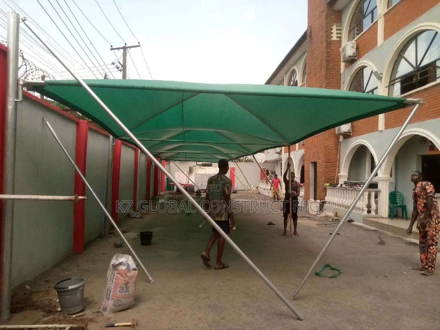 Massive Car Port Works