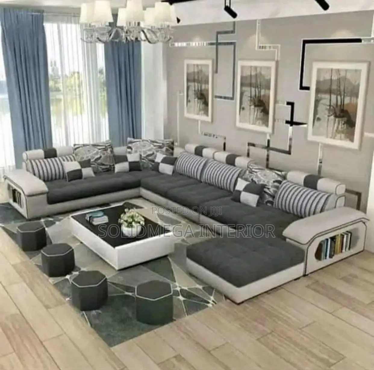 Solid Interior U Sofa