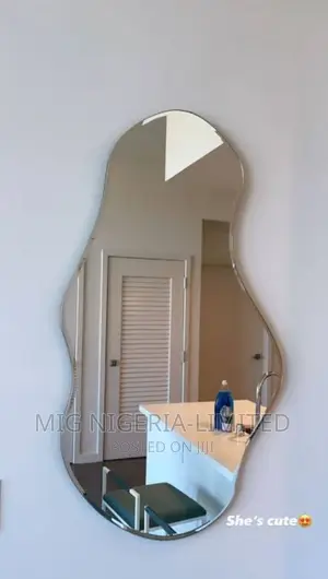 Ameoba Shapeless Wall Plain Mirror 180cmx90cm