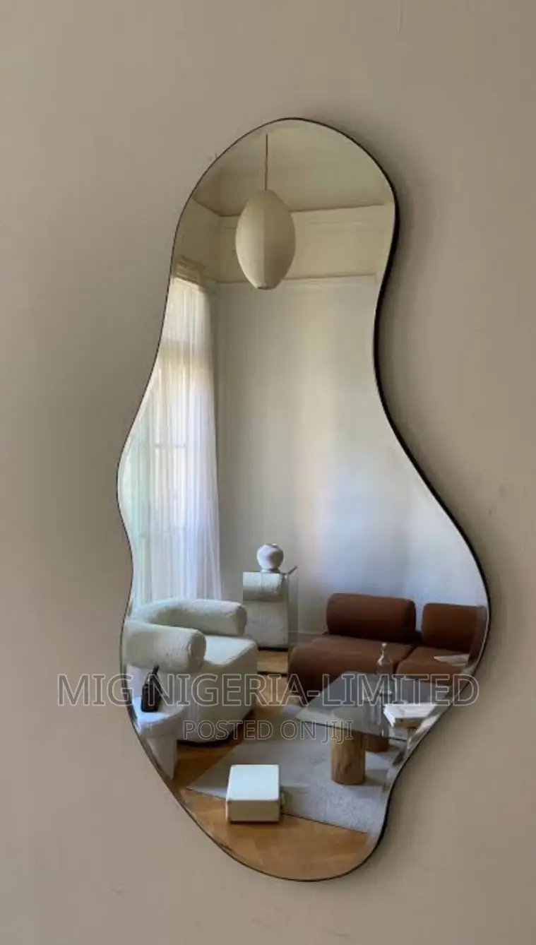Ameoba Shapeless Wall Plain Mirror 180cmx90cm